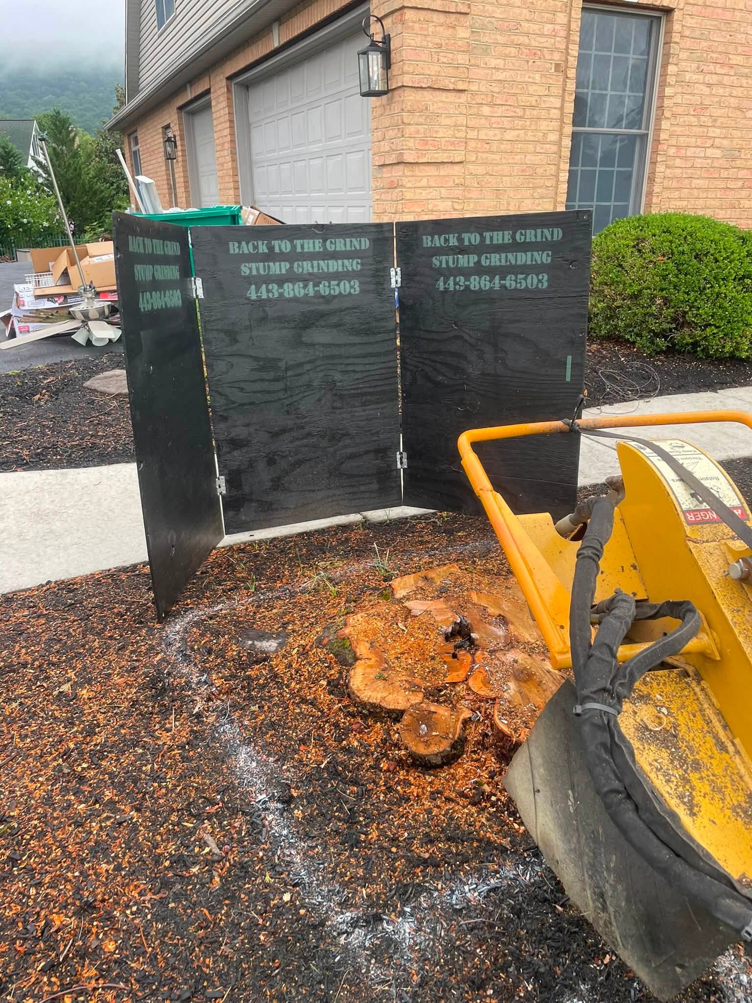 Working close to the house